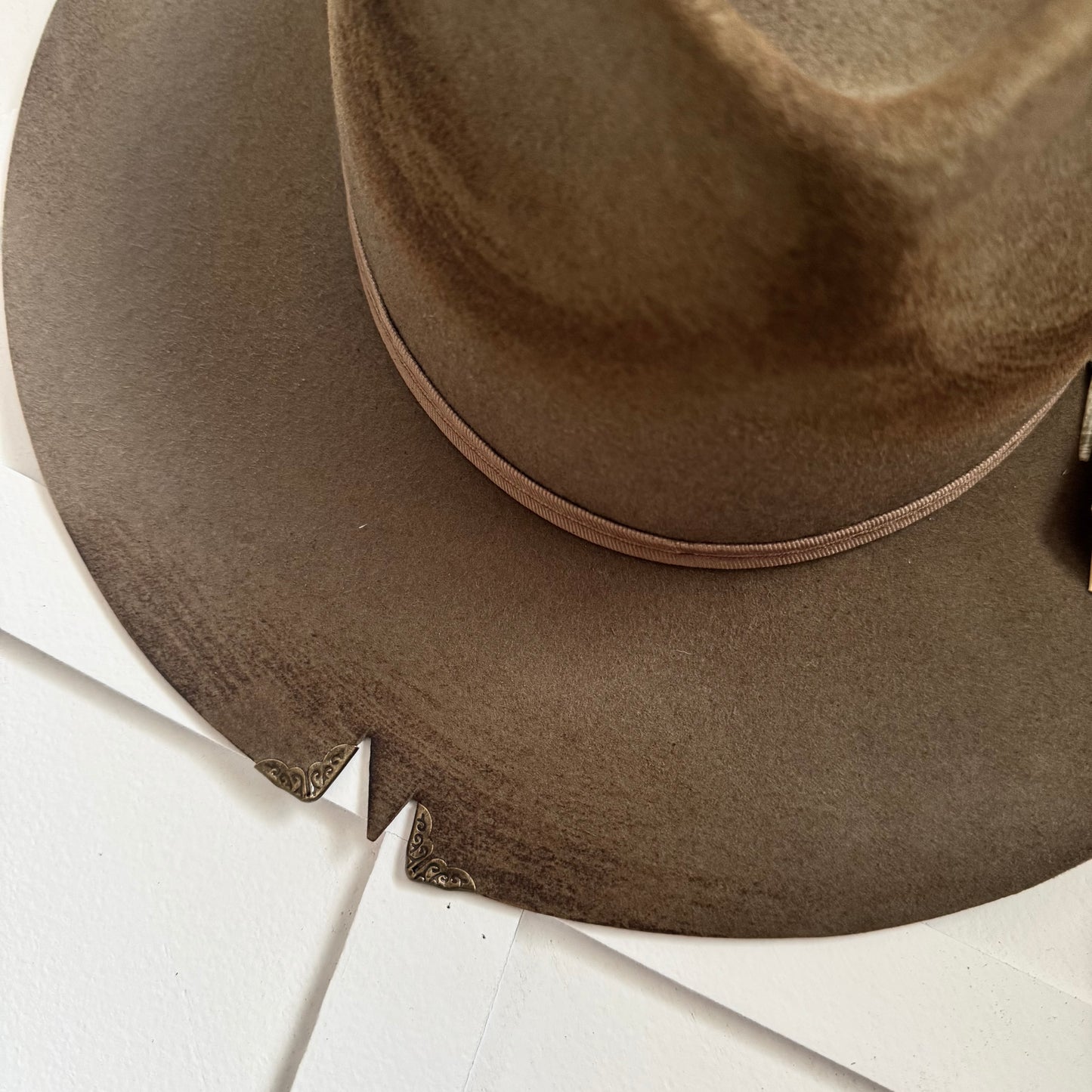 Custom LOC Wool Fedora MOSS