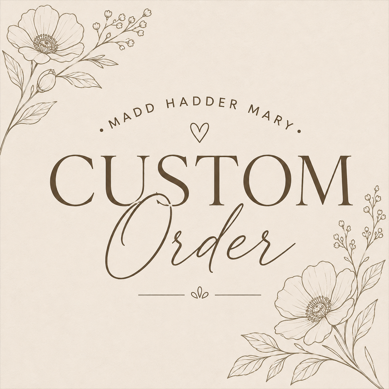 Custom Order for Jaclyn P.
