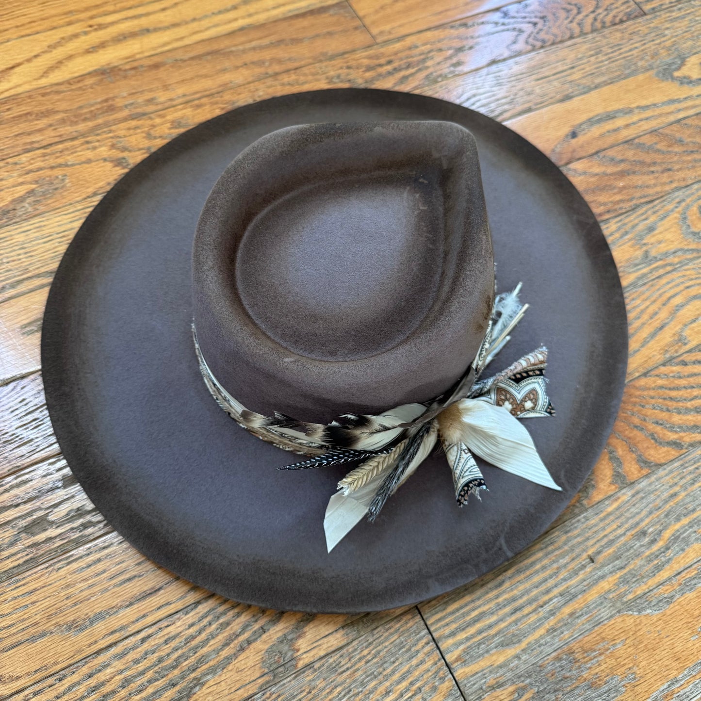 Custom Wool Curled Brim Hat