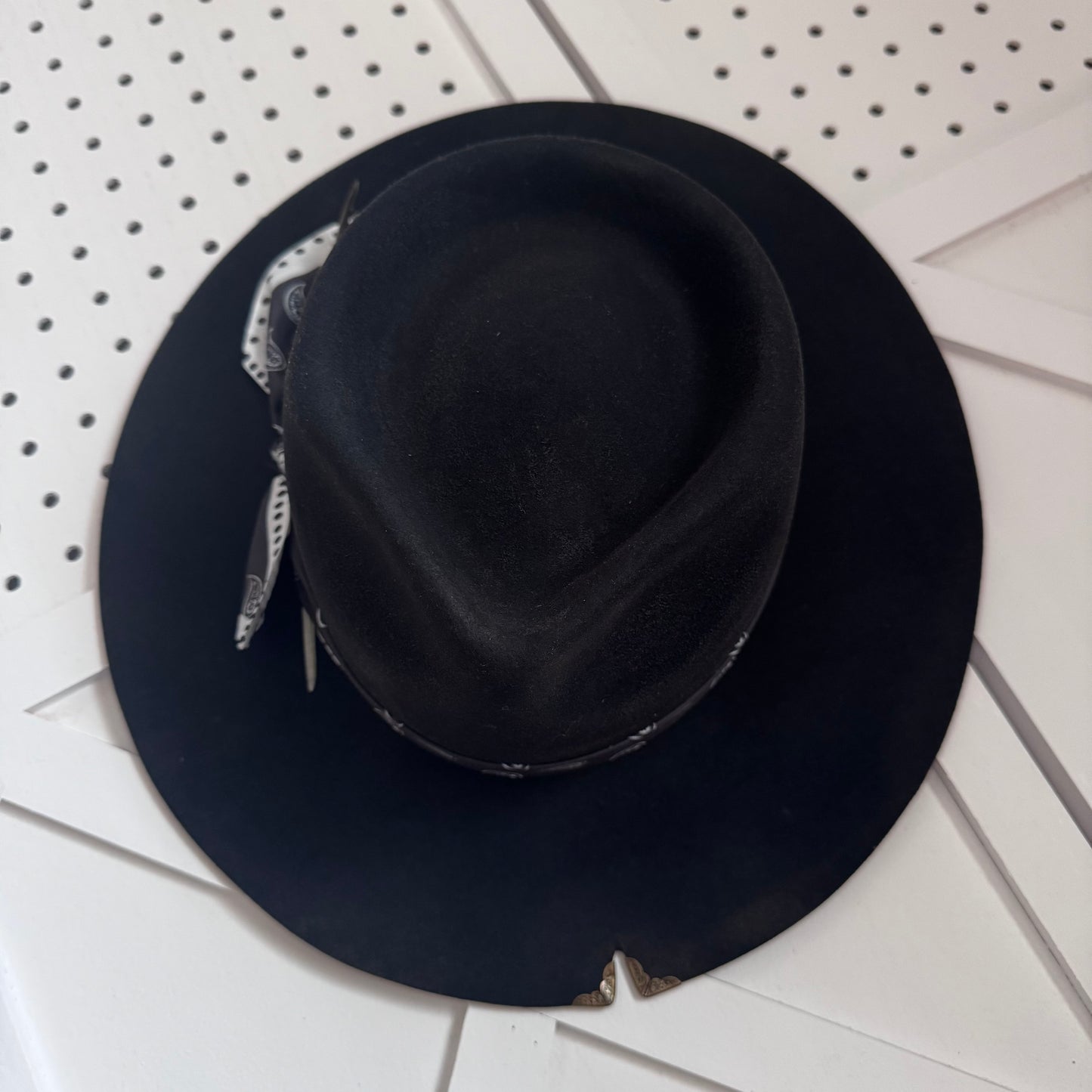 Custom LOC Wool Fedora BLACK