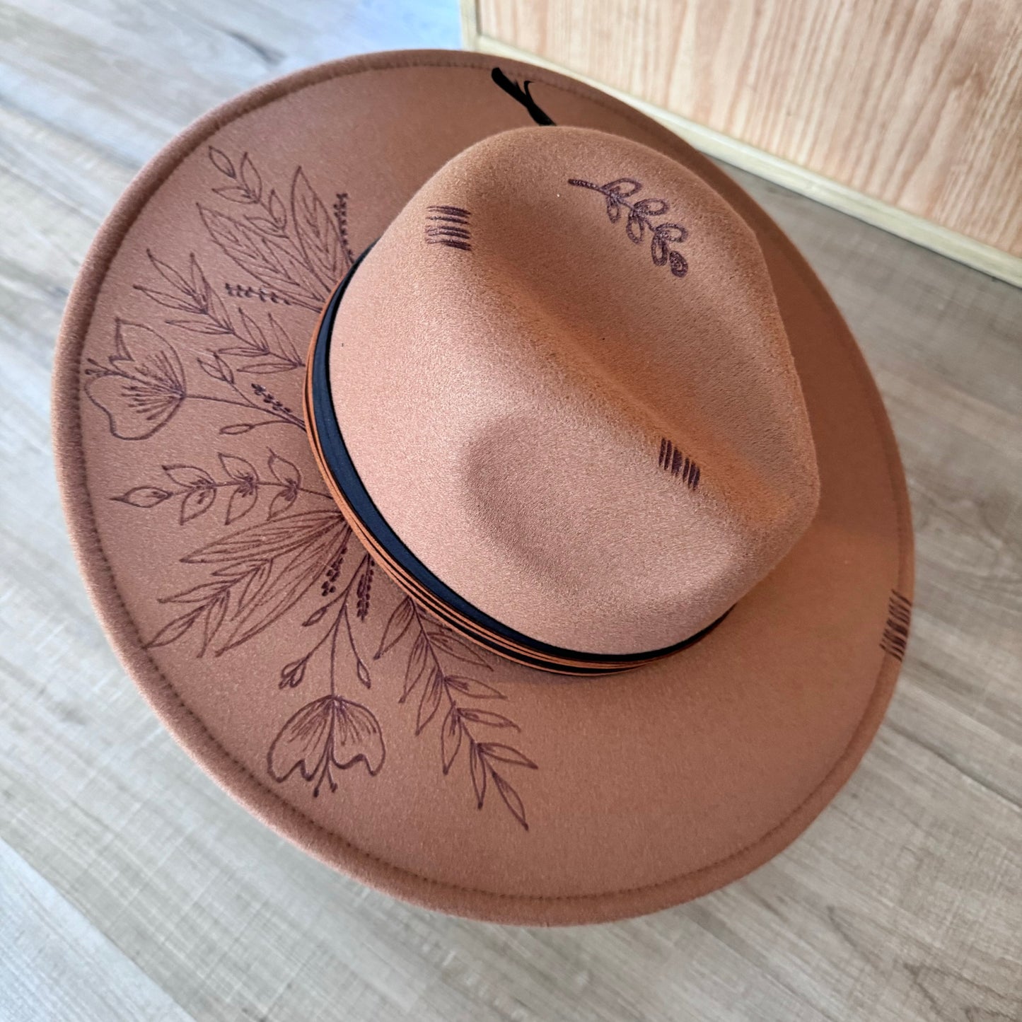 Custom Rancher Style Fedora (Wide Brim)