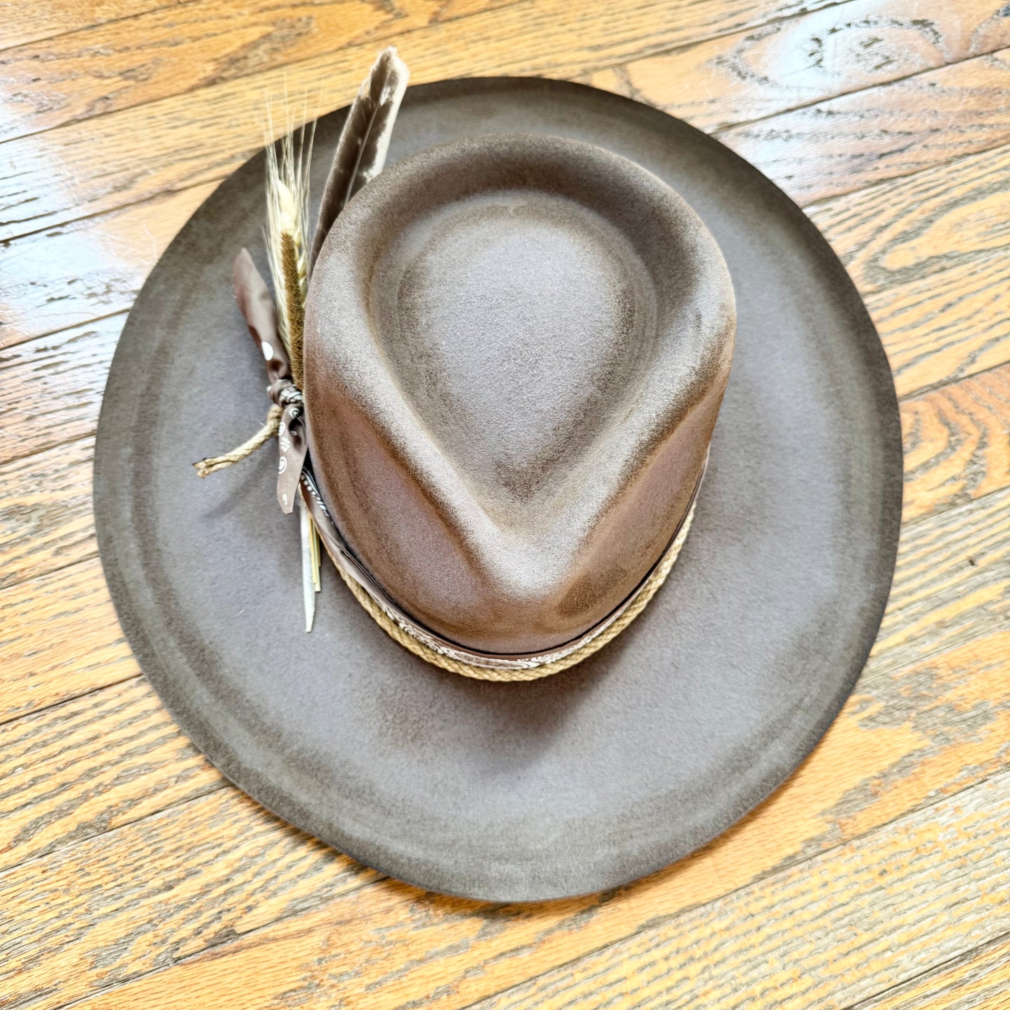 Custom Wool Curled Brim Hat