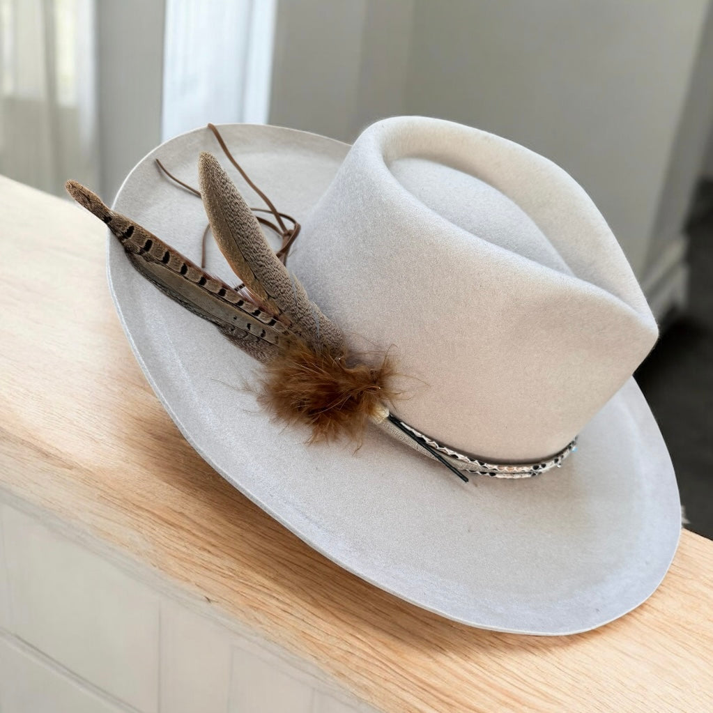 Custom Wool Curled Brim Hat