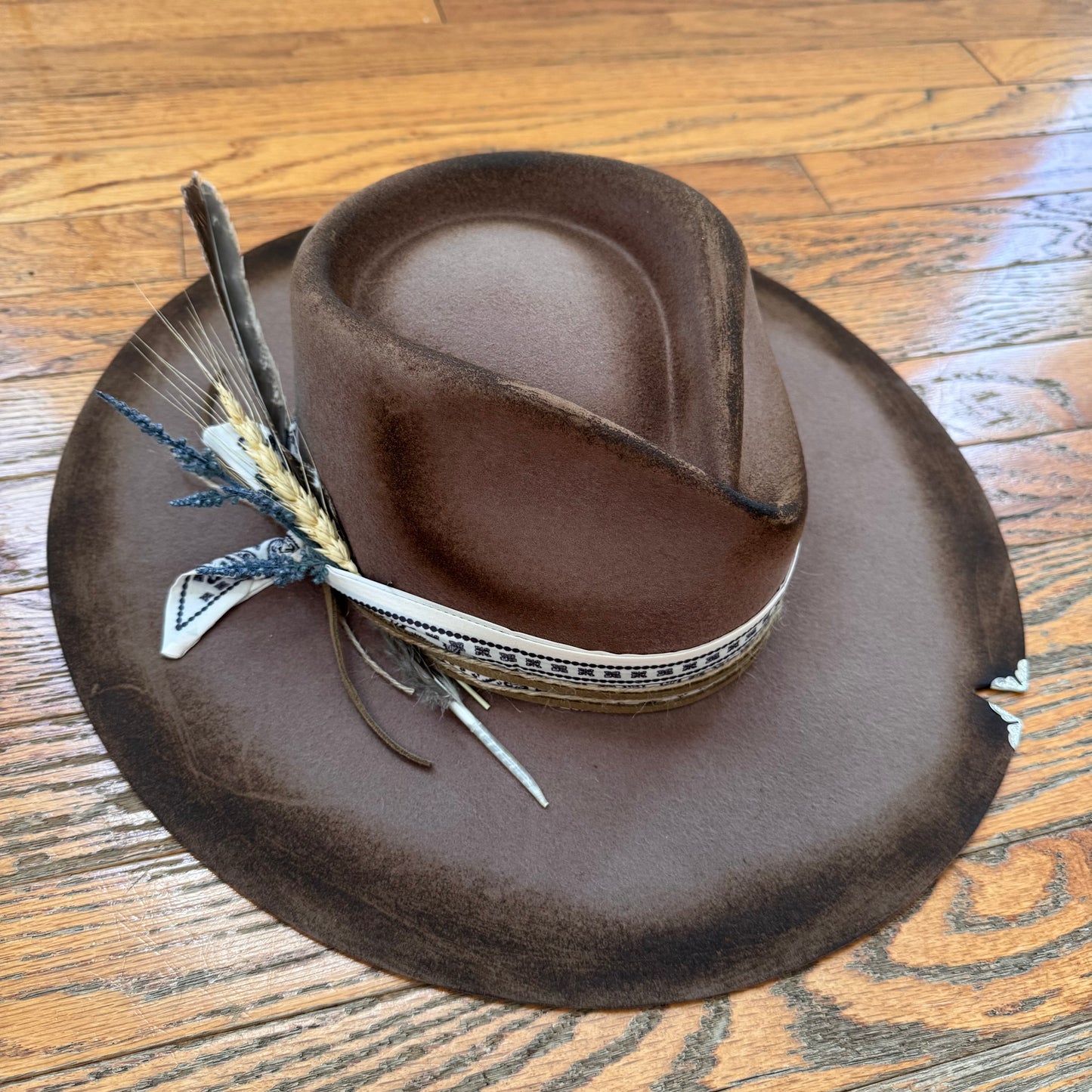 Custom Wool Wide Brim Rancher
