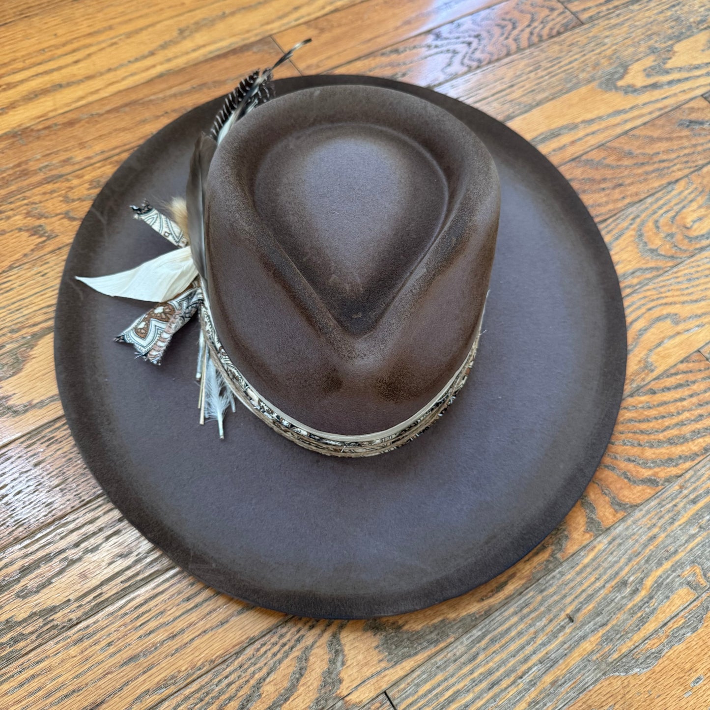 Custom Wool Curled Brim Hat
