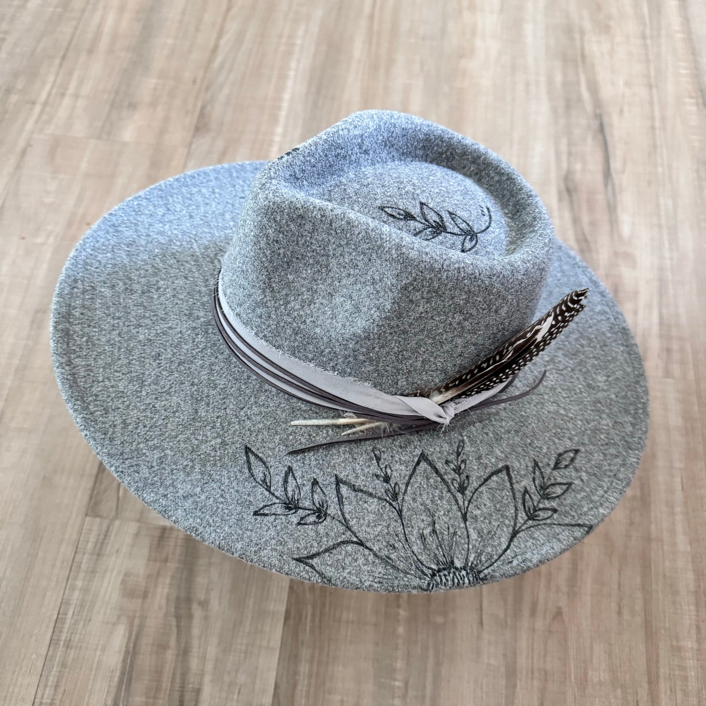 Custom Rancher Style Fedora (Wide Brim)