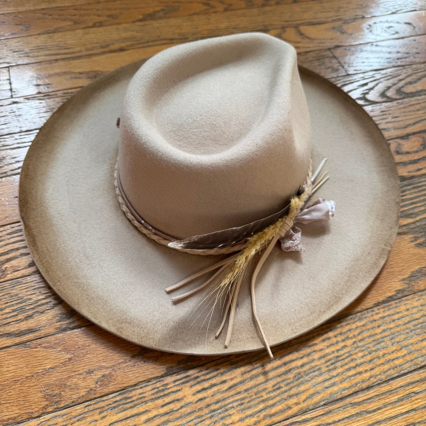Custom Wool Curled Brim Hat