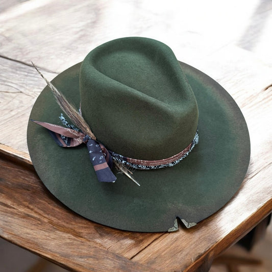 Custom Wool Wide Brim Rancher