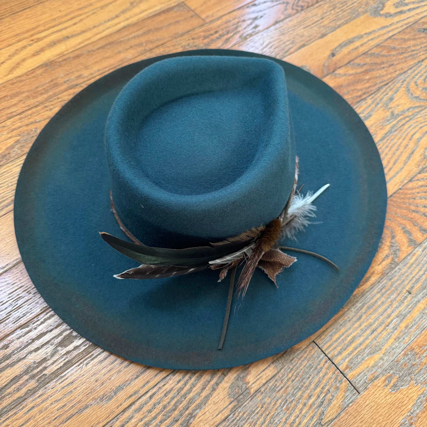 Custom Wool Curled Brim Hat