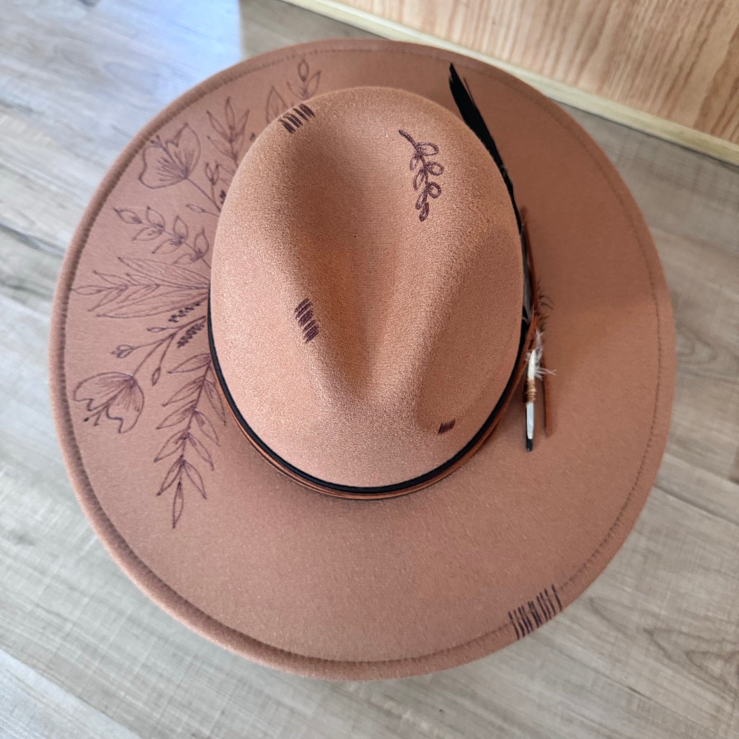 Custom Rancher Style Fedora (Wide Brim)