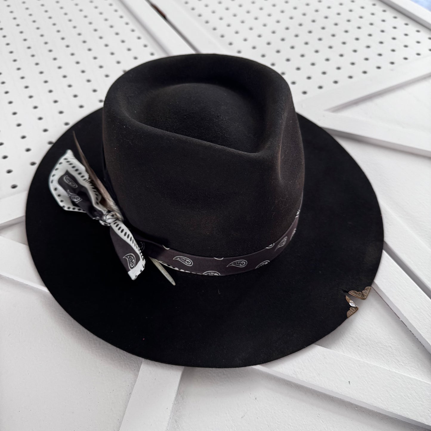 Custom LOC Wool Fedora BLACK