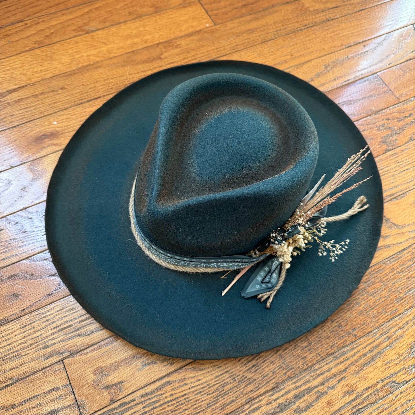Custom Wool Curled Brim Hat