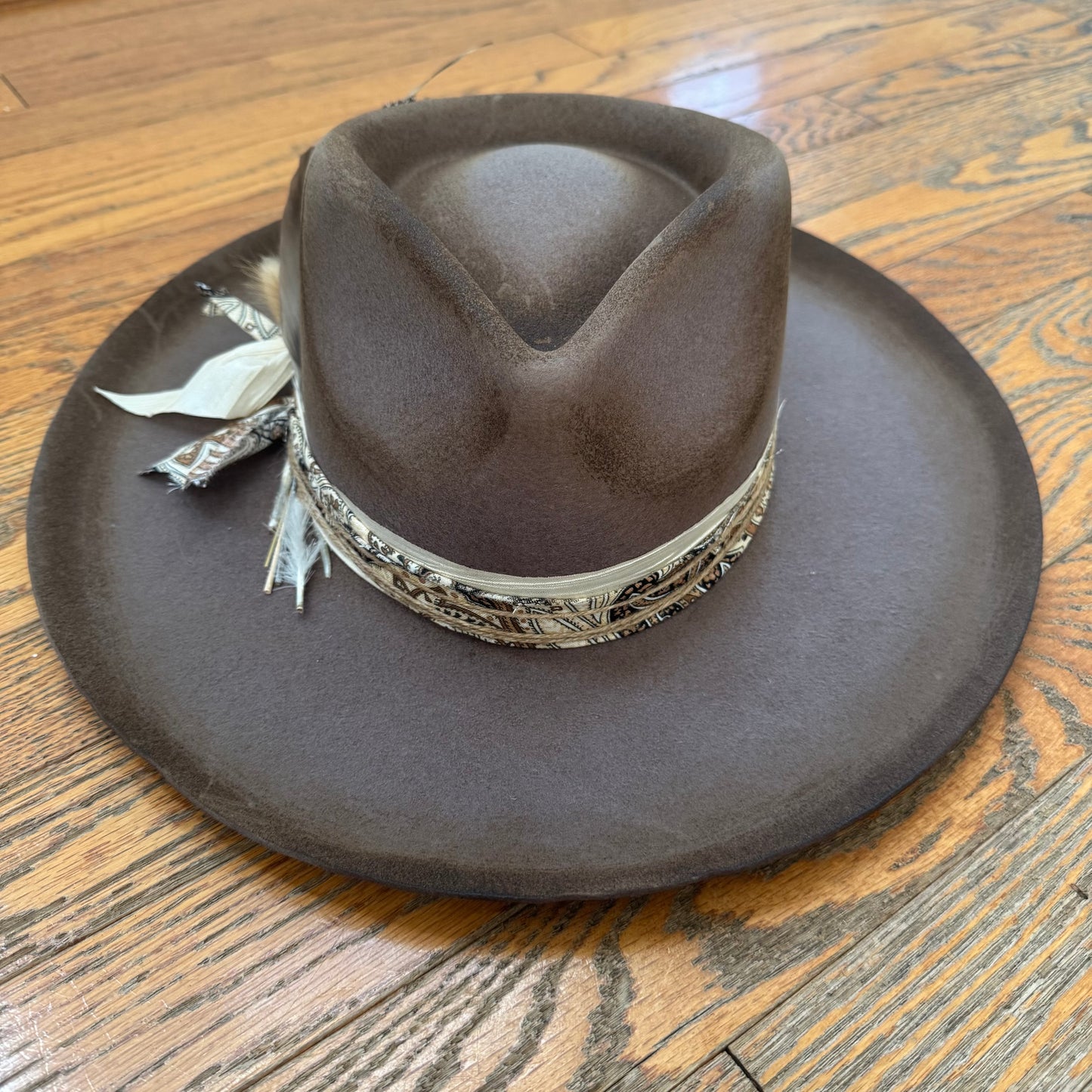 Custom Wool Curled Brim Hat