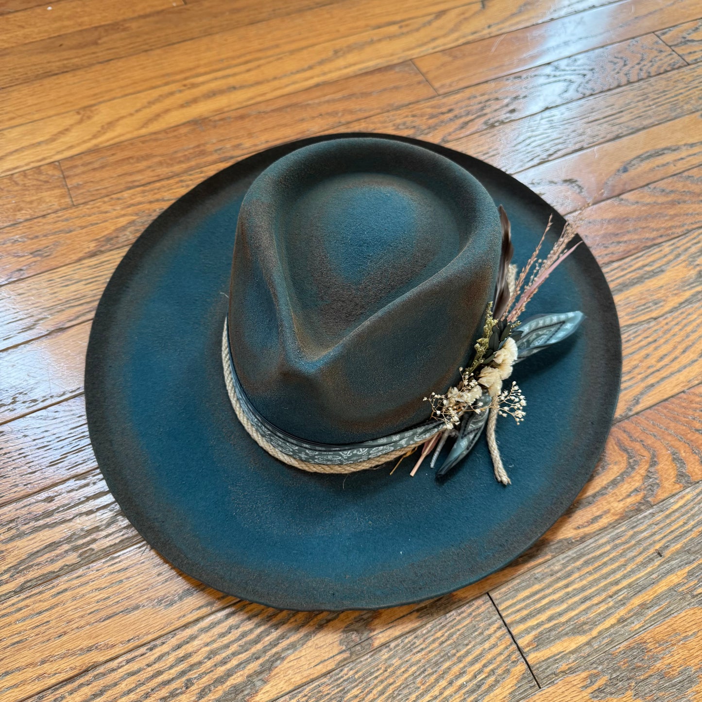 Custom Wool Curled Brim Hat