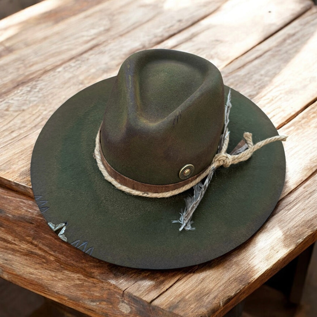 Custom Wool Wide Brim Rancher