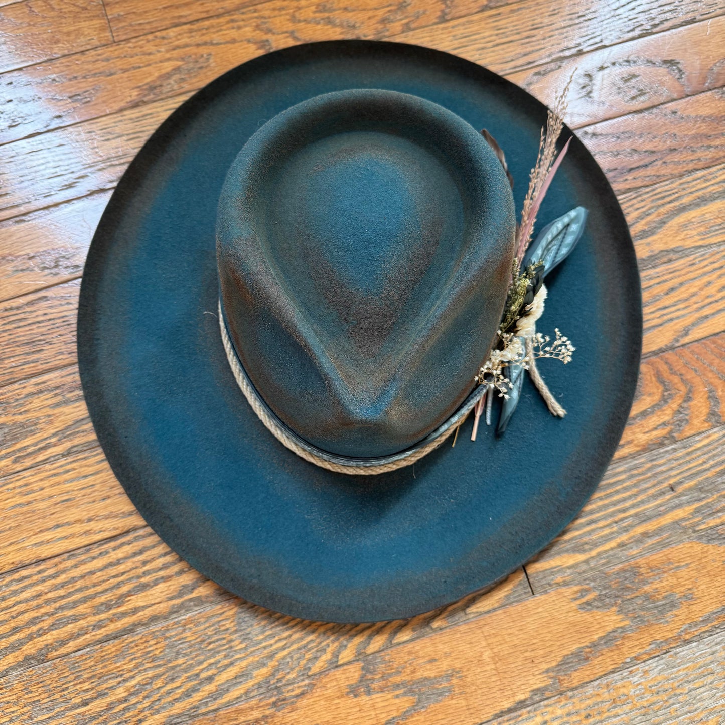 Custom Wool Curled Brim Hat