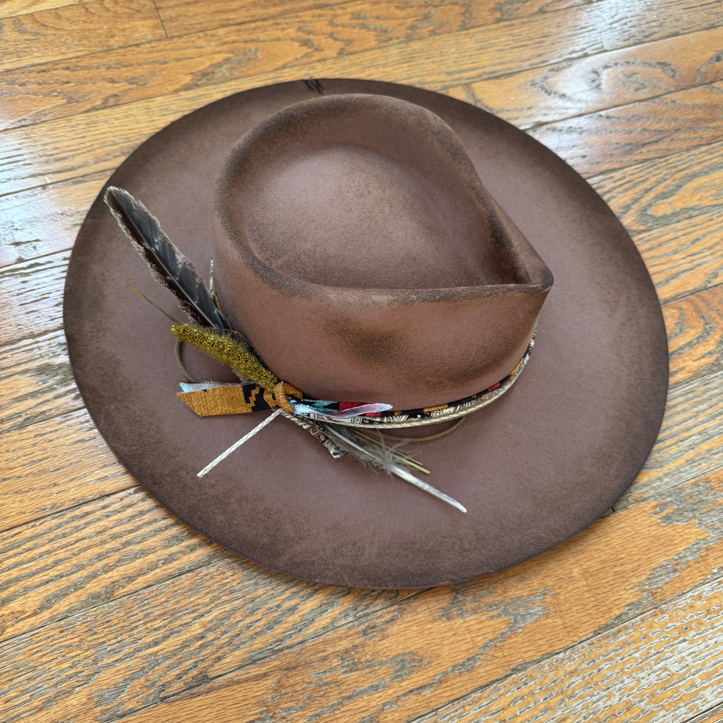 Custom Wool Curled Brim Hat