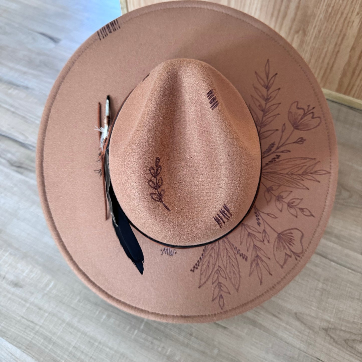 Custom Rancher Style Fedora (Wide Brim)