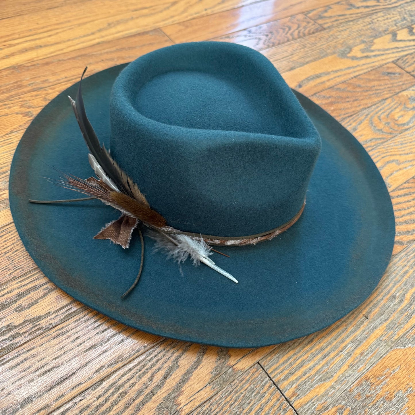 Custom Wool Curled Brim Hat