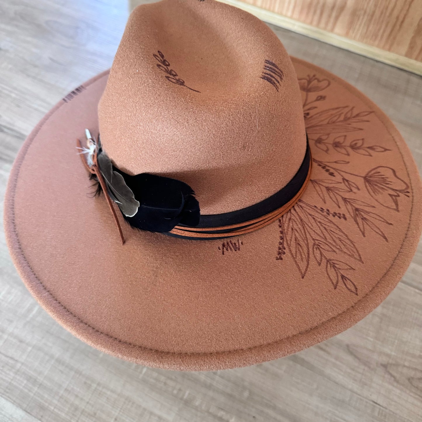 Custom Rancher Style Fedora (Wide Brim)