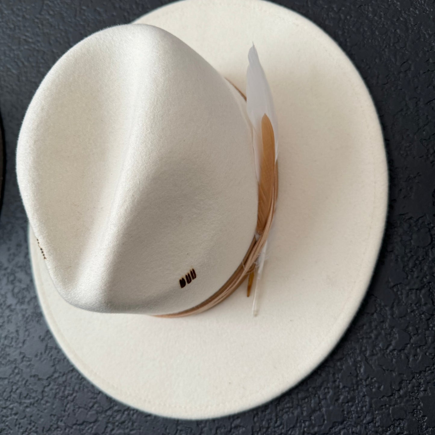 LOC Custom Wool Fedora in Ivory