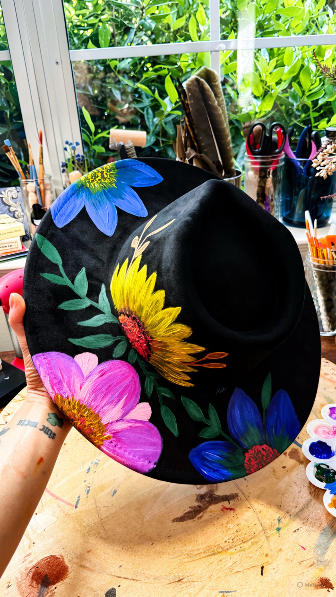Hand Painted “Flower Child”