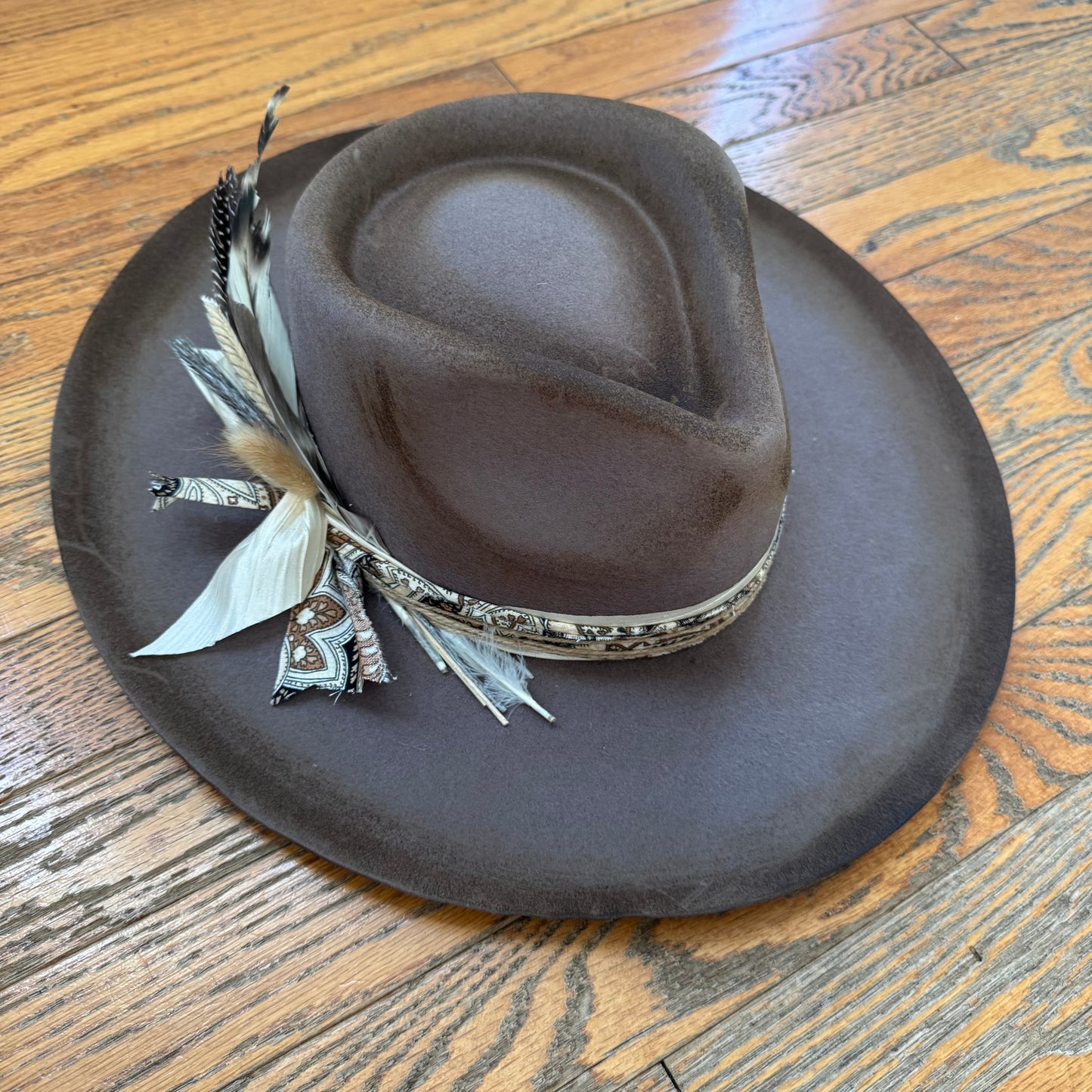 Custom Wool Curled Brim Hat