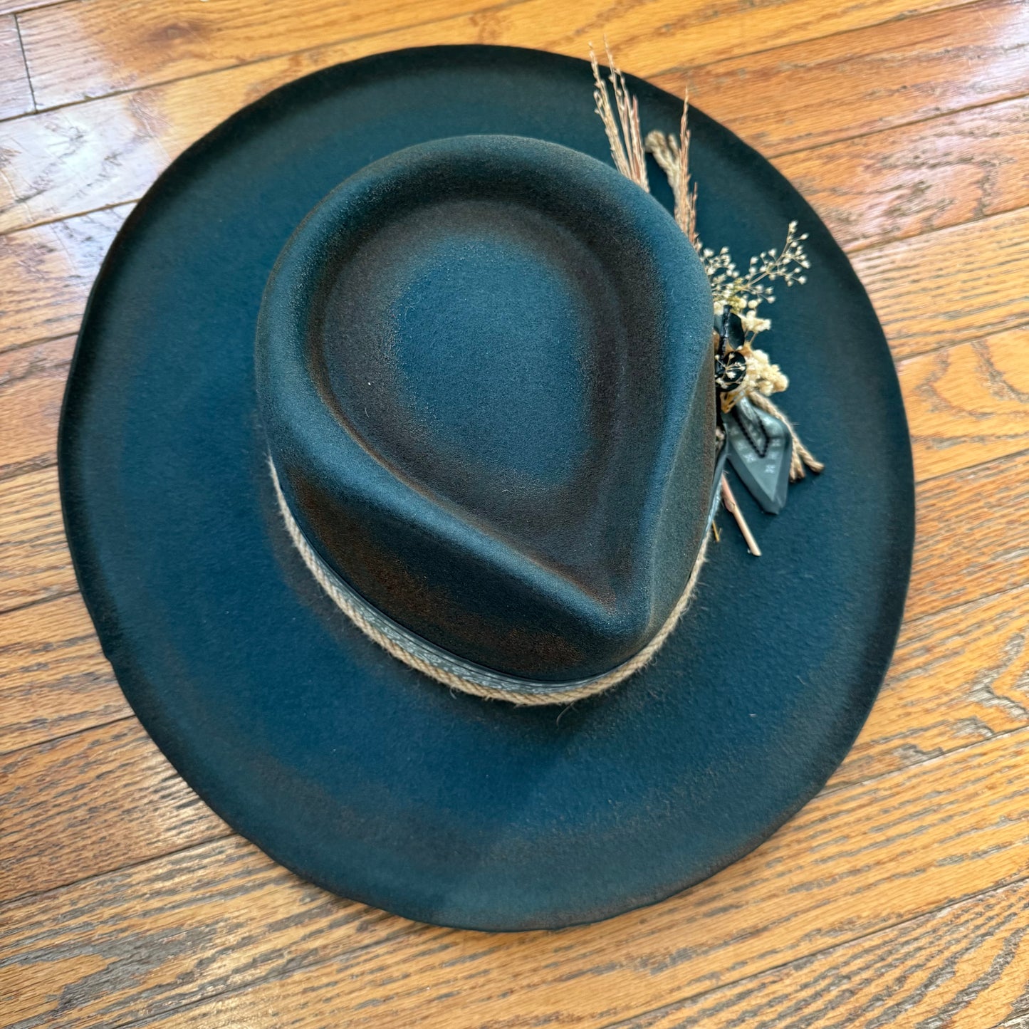 Custom Wool Curled Brim Hat