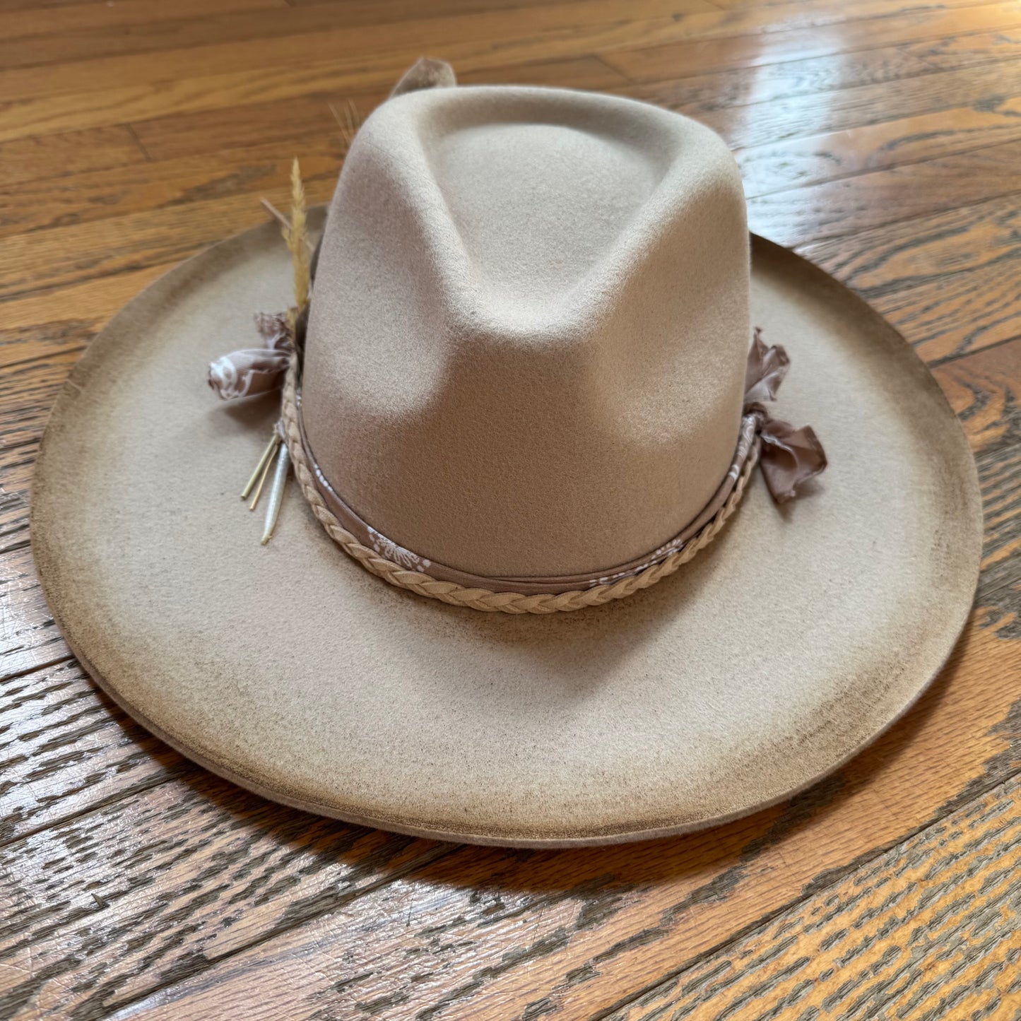 Custom Wool Curled Brim Hat