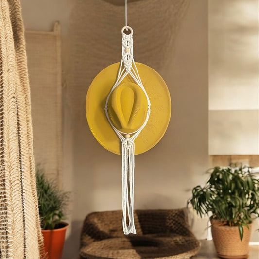 Handmade Hat Macramé Wall Hangers