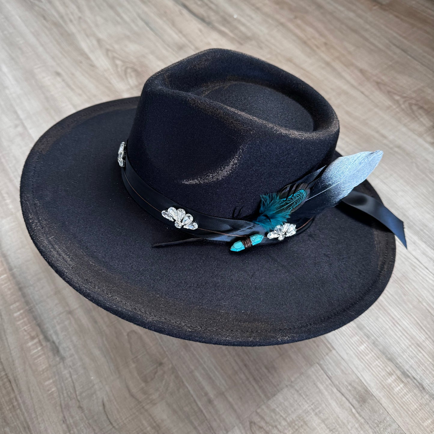 Custom Rancher Style Fedora (Wide Brim)