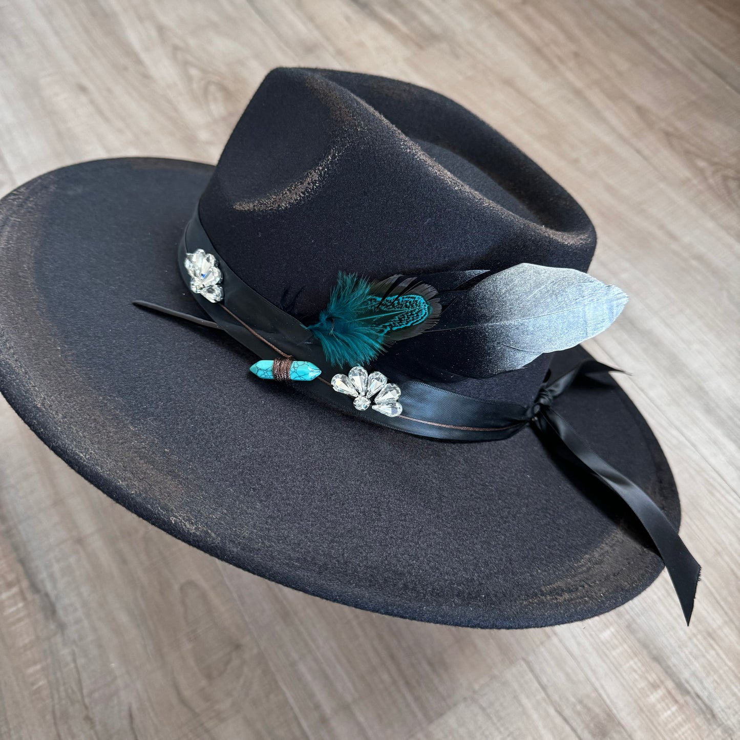 Custom Rancher Style Fedora (Wide Brim)