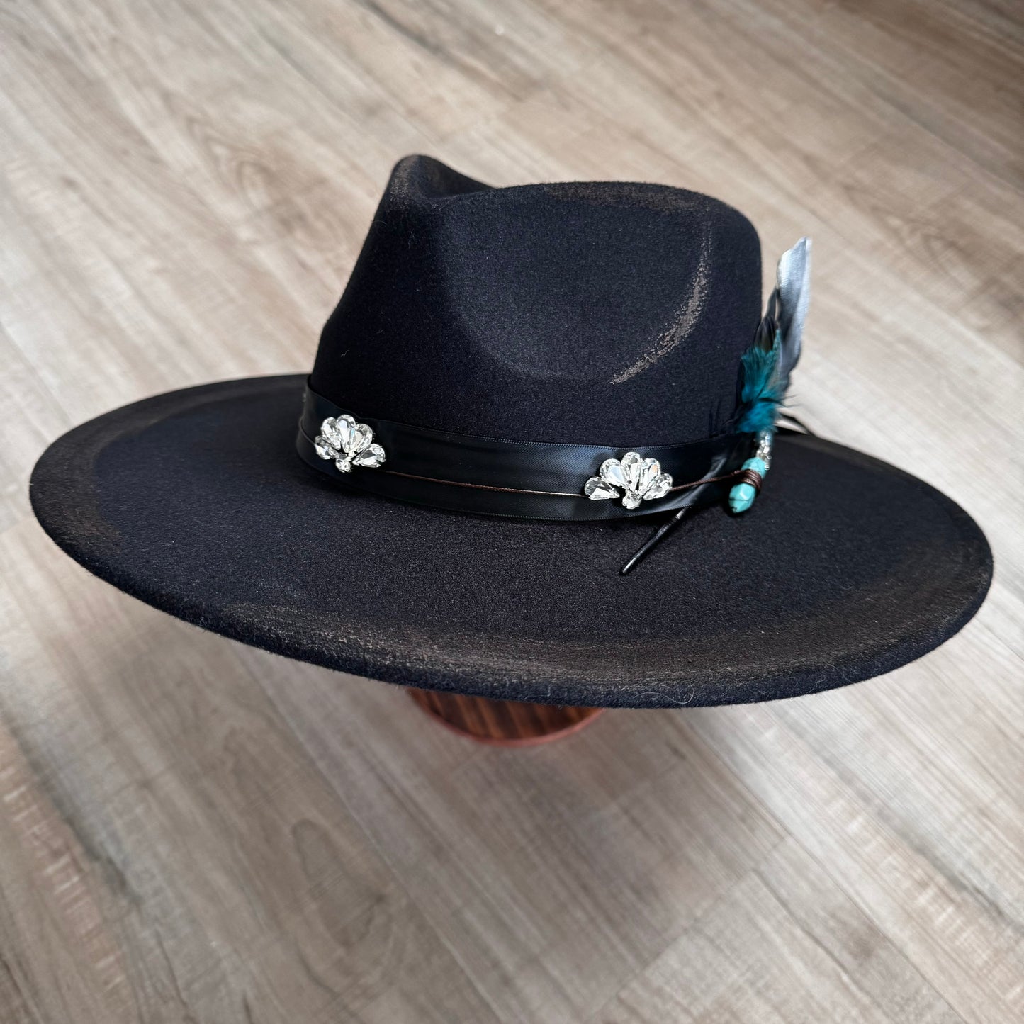 Custom Rancher Style Fedora (Wide Brim)