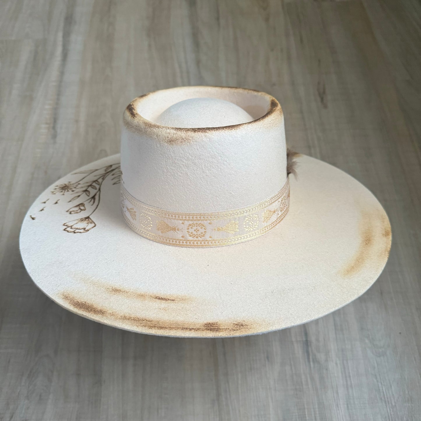 Custom LOC “Juno” Boater Wool Hat