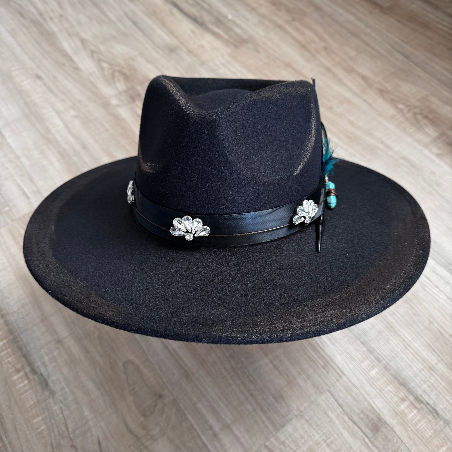 Custom Rancher Style Fedora (Wide Brim)