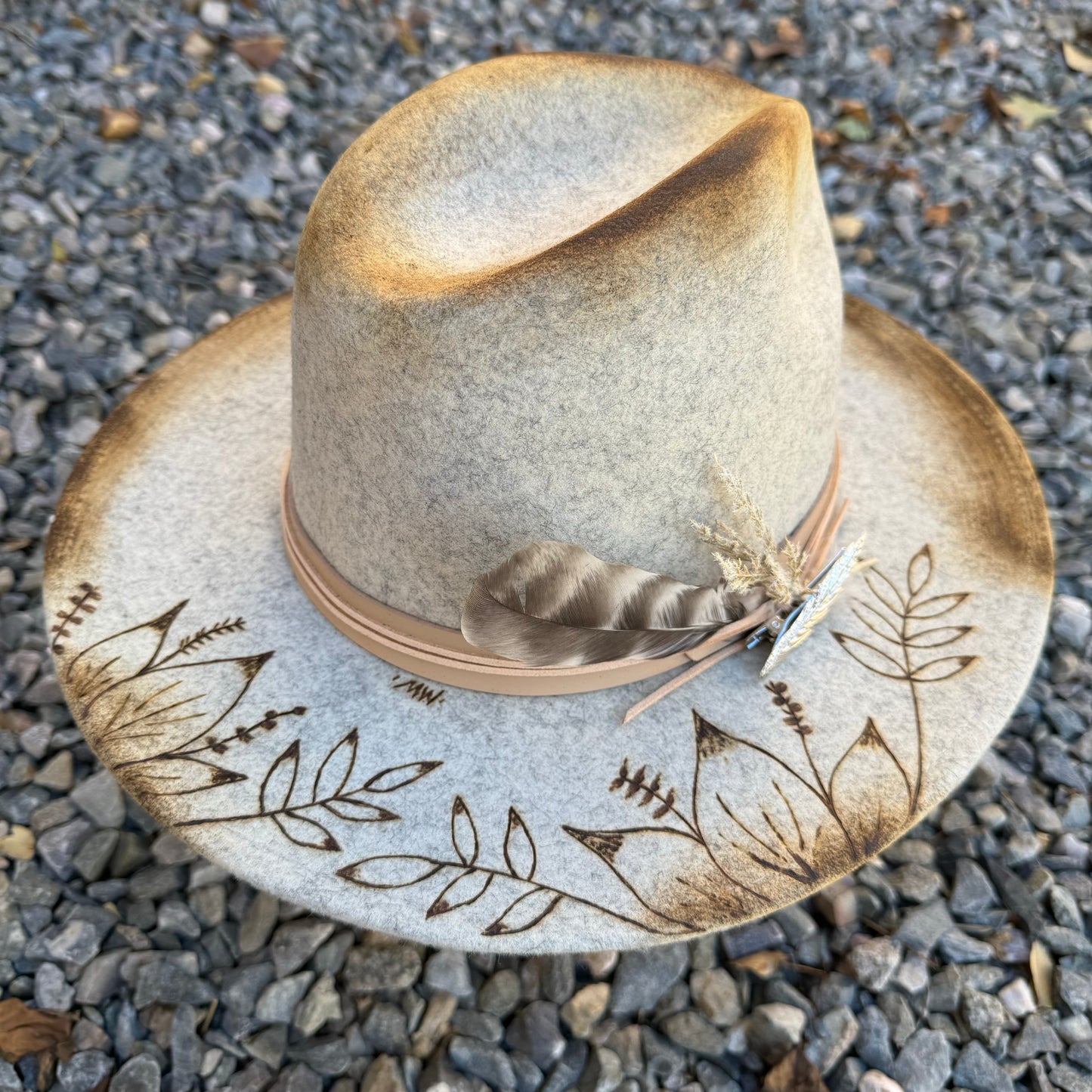 LOC Custom “The Mack” Speckled Gray Wool Fedora