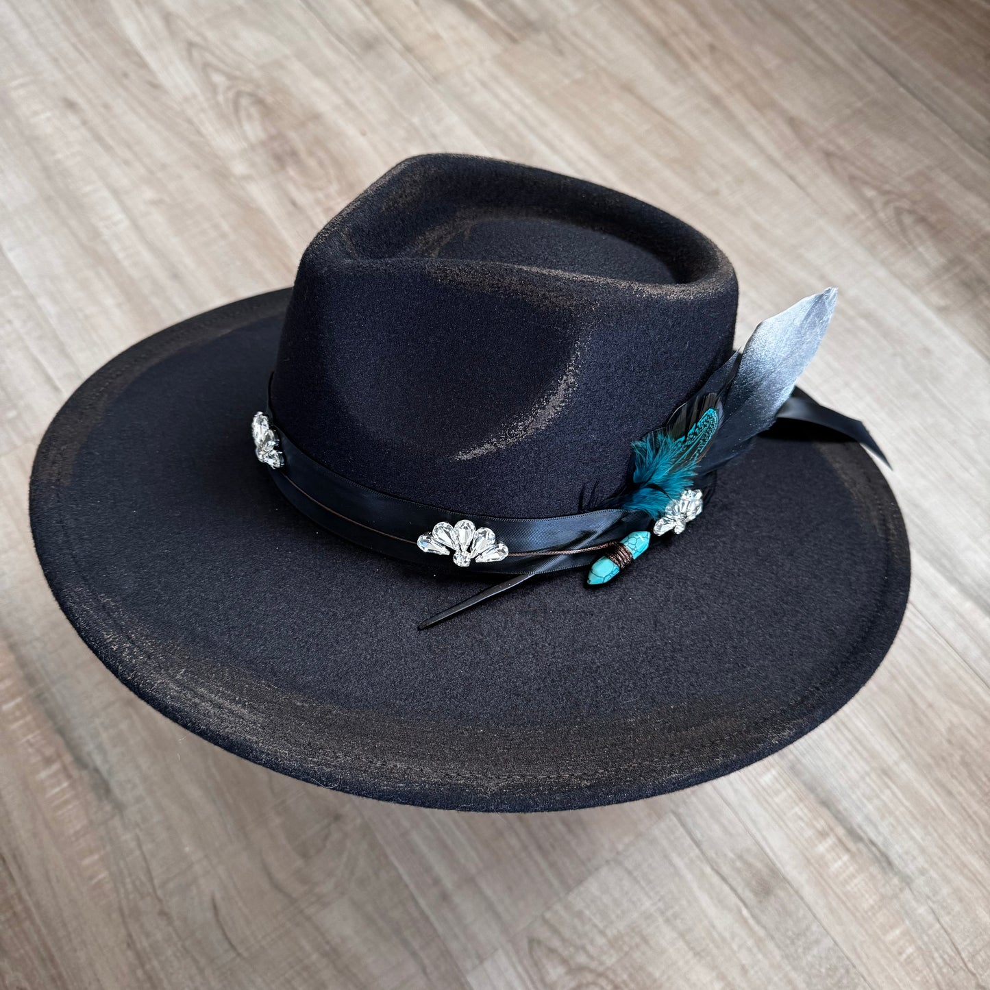 Custom Rancher Style Fedora (Wide Brim)